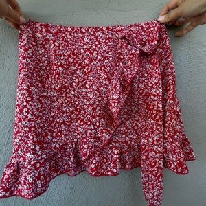 SHEIN flower skirt